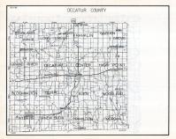 Decatur County Map, Iowa State Atlas 1930c